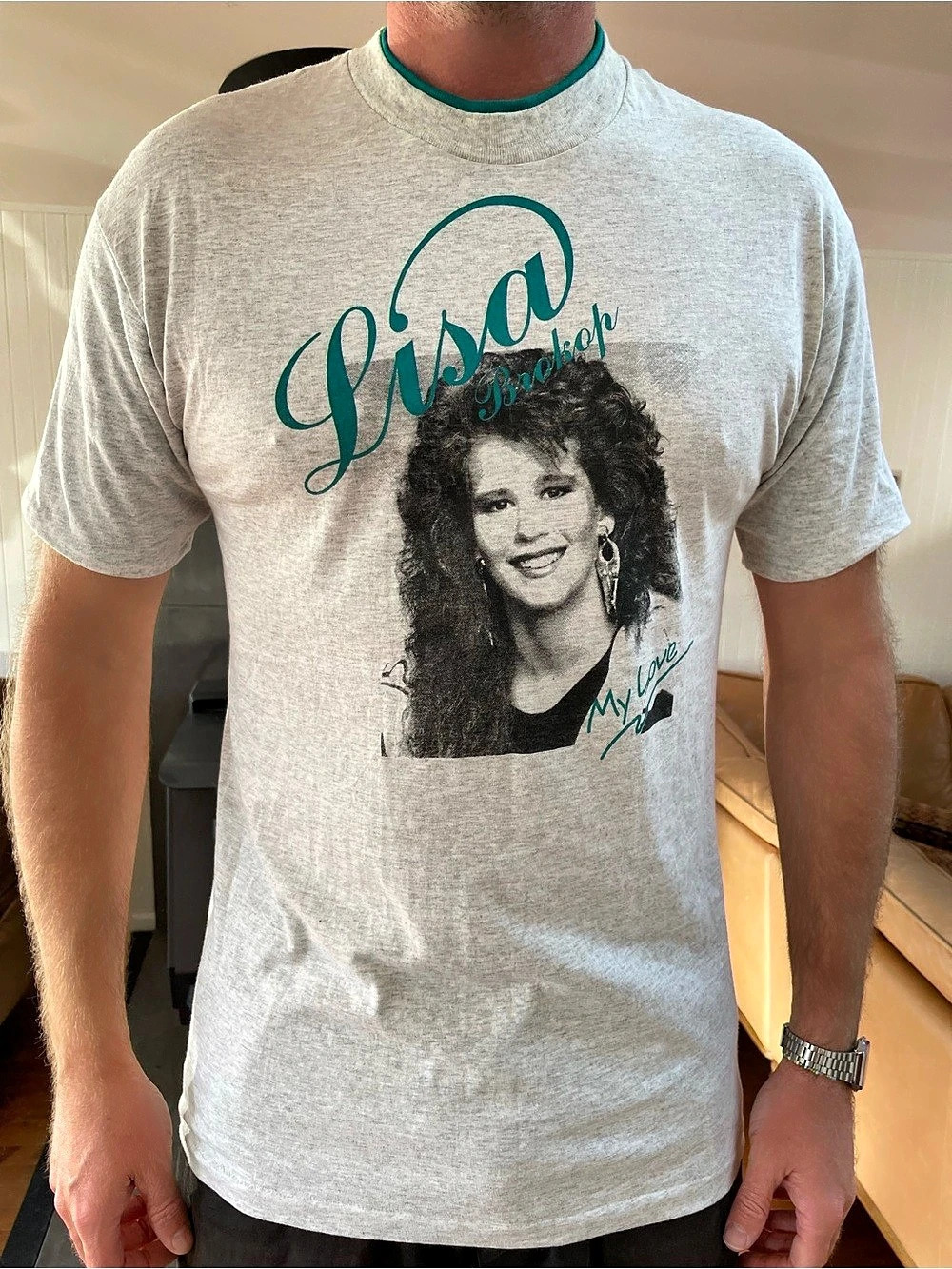Vintage Lisa Brokop Concert Album Tee - like new